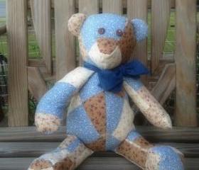 Handmade Patchwork Teddy Bear