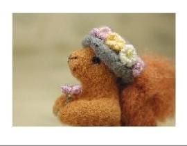 Notecards SPRING SQUIRREL set of 4