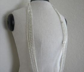 10PCS - Silver Plated Ball Chain Necklaces - 24 inches - 2.4mm - Jewelry Findings by ZARDENIA
