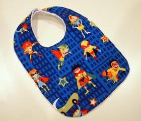 Baby bib Minky bib superhero superman