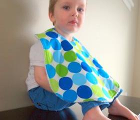 baby bib Bright Blue Boy Toddler