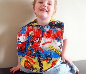 superman bib baby toddler