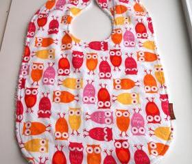 Owl Baby bib Toddler bib girls