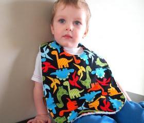 Children baby bib toddler bib dinosaurs anne kelle