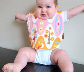 Baby bib summer children trees