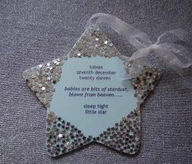 Personalized Star Decoration