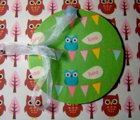 Wooden Owl Sign
