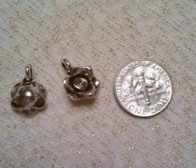 Posy Flower Charms Lot of Five Set 3
