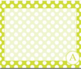Polka Dots Dry Erase Message Board