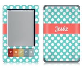 Polka Dots eReader Skin - Nook or Kindle
