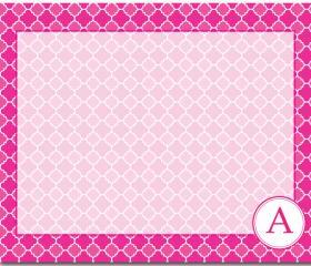 Quatrefoil Dry Erase Message Board
