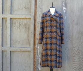1960's Wool Double Breasted Coat