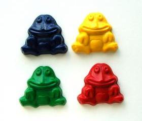 Frog Party Favors - Package of 12 Frog Shaped Crayons