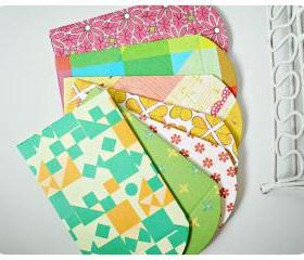 6 mini pattern paper envelope / pack 