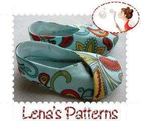 PDF Sewing Pattern Kimono Baby Shoes 6 sizes DIY