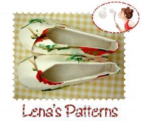 Easy Sewing Pattern for Woman's Kimono Shoes