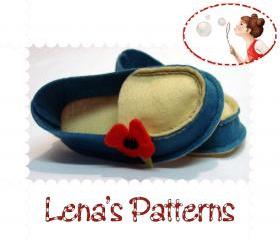 Baby Wool Felt Mocs sewing pattern