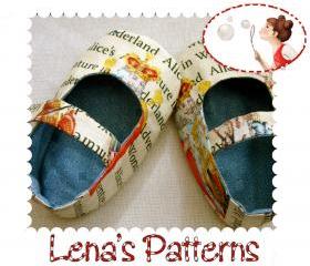 Sewing Pattern - Alice Baby Shoes for Wonderland walk