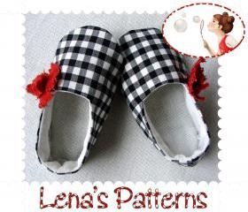 Poppy Baby Shoes Easy Sewing Pattern 