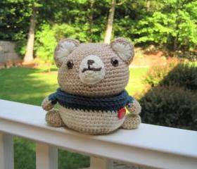 Crochet Bear Doll/Container - CB1