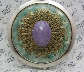 Compact Mirror Twinkle Toes Bridesmaid Maid of Honor Gift