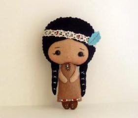Native American Girl pdf Pattern
