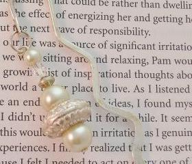 Silver Beaded Bookmark