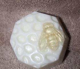 Bee and Honeycomb Soap
