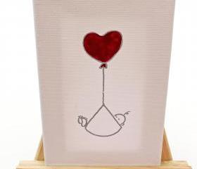 original canvas drawing - special delivery