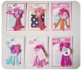 Key & Lock Embellishment for Scrap booking / card making etc