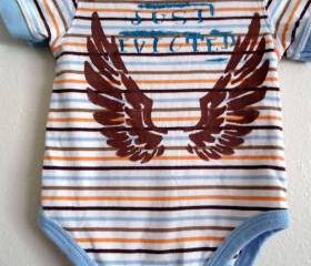 Silkscreen Newborn Onesie Handmade FUNNY Saying