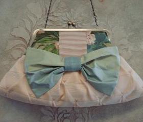 Large Clutch With Silk Bow - Small Works of Art Collection
