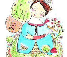 A little birdy told me A4 print