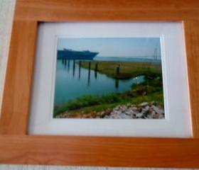 Peace and War Wood Framed and Ivory Matted Original Photograph