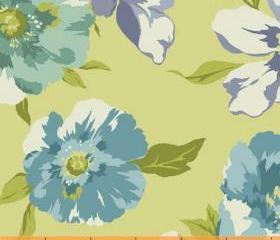 Breeze by Rosemarie Lavin - Poppies in Green - 1 Yard