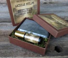 American Outlaw Gunslinger Soap and Colonge Gift Set