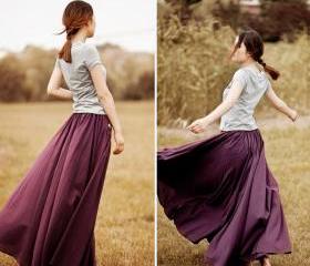 Cotton beaded bell bust big skirt
