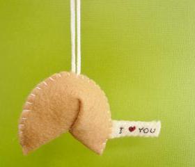 Personalized Fortune Cookie Ornament
