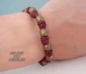 Brass bead zen bracelet