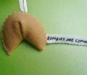 Zombie Fortune Cookie - Funny Ornament