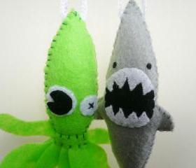 Funny Ornaments - Sea Monster Set