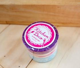 Japanese Masking Tape, Kitchen Deco, Purple