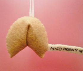 Funny Valentine present gag thoughtful gift - Naughty Fortune Cookie Ornament