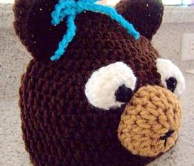 Bear Beannie - Fits 4 - 8 year olds