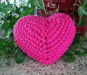 Heart of Crochet - Ornament with ribbon tie