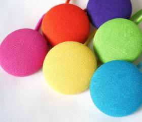 Bright Rainbow Hair Ties