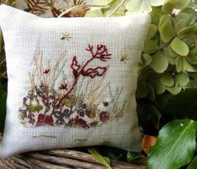 Grasses Lavender Cushion