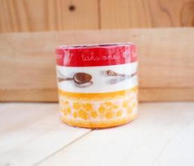 Japanese Masking Tape, Kitchen Deco, Red