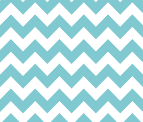 Chevron in Aqua - by Riley Blake Designs - 1 Yard