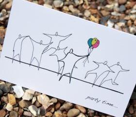 A6 Party time card (anonymity range)